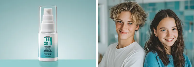 Сыворотка для лица с салициловой кислотой 2% и пантенолом TeenSkin